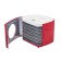 Drywall for vegetables and fruits Oursson DH5000D/RD, 300 watts, 5 tiers, red