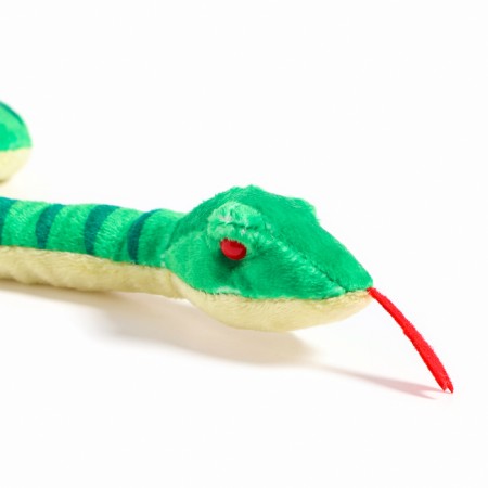 Soft toy "Snake", 39 cm, green color-6