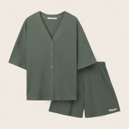 Home suit (shirt and shorts) SL Home p. L, olive-8