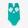 Swimsuit Asseting children's minku color green, height 122-128