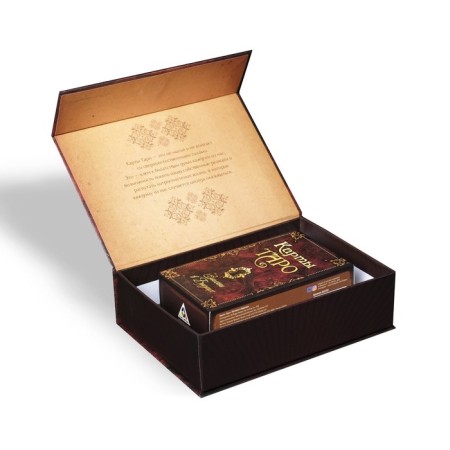 Tarot in the gift box "Visconti-Sorde", 78 cards (6x11 cm), 16+-7