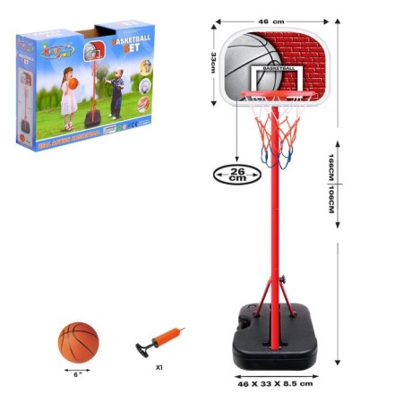 Set for basketball "Penalty", height from 106 to 166 cm