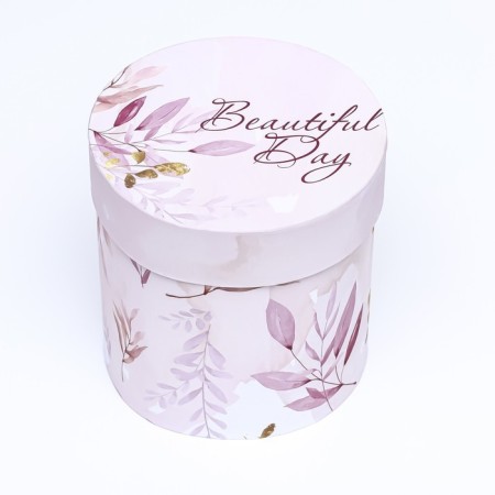 Set of round boxes 5 in 1 "pacifier", 19.5 x 19.5 - 14 x 14 cm-4