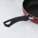 Flot Dilan Promo, D = 24 cm, plastic handle, anti -stick coating, burgundy color