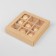 Packaging for sweets, craft, 9 pcs, 13.7 x 13.7 x 3.5 cm, set of 5 pcs.