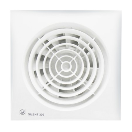 Fan S&P Silent-300 CZ "Plus", 220-240 V, silent, 50 Hz, white
