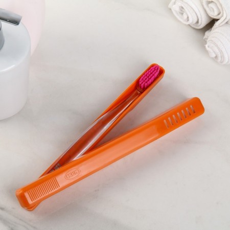 Case for toothbrush comfort plus, 20 × 2 × 3 cm, color mix-1