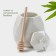 Porcelain capacity for honey with a spoon Bellatenero "Bee", 550 ml, white color