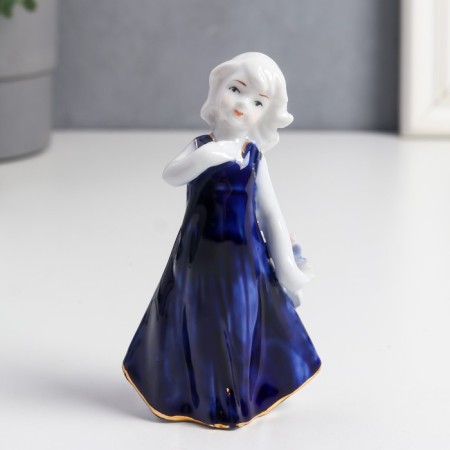 Souvenir Ceramics "Baby in Blue" 11x2.7x6 cm