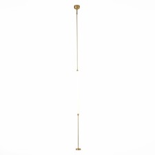 The floor lamp ST LUCE. SL6004.305.01. Olbia. 1x20 W, LED, 3000K, 2400 LM, 3.2x3.2x96 cm, brass color
