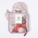 Set of kitchen. Ethel "Magic Happiness": 19x19 cm, mittens-seizure 20x28 cm, 100%