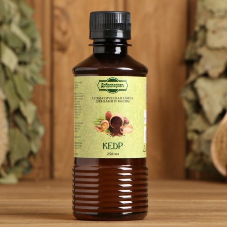 Fragrance for the bath and bath "Cedar", natural, 250 ml., "Dobroparov"-3