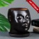 Pot - organizer "Head" dark brown, 1.3 l/16x14x15cm