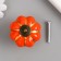 Pen for the casket ceramics, metal "Pumpkin" Orange 4x4x4 cm