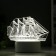 FRAGAT Lamp Led White from the network 9.5x15x16cm Risalux