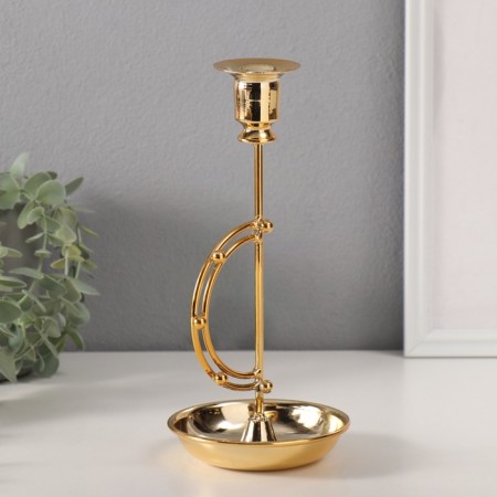 Summary Metal for 1 candle "Balls on the arc" D-2 cm 10.5x10.5x23 cm-1