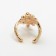 Set of earrings and cafs 4 pcs “Tenderness” composition, color gold