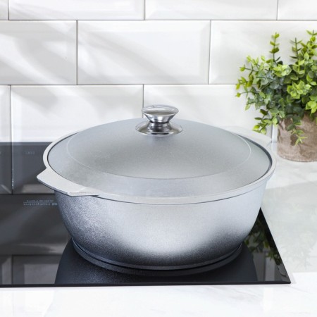 Frying, 4 l, d = 28 cm, h = 11 cm, aluminum cover-4