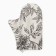 Black Flowers Ethel Mittens and Open Pass 20x27cm, 100% X/L, Sarzha 190 g/m2