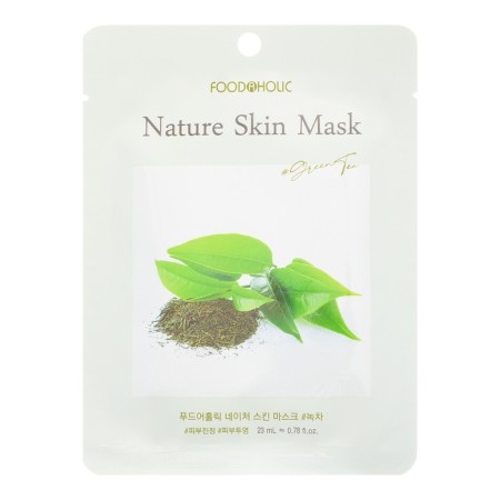 Facial mask for Foodahlic, with green tea extract, 25 g