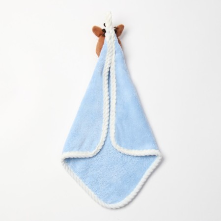 A towel kitchen shade "Deer", col. Blue 30*30 cm 270g/m2-4