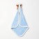 A towel kitchen shade "Deer", col. Blue 30*30 cm 270g/m2