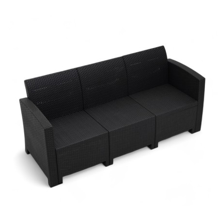 Sofa Garden Bore 3-Local 180 x 66 x 76 cm, anthracite-1