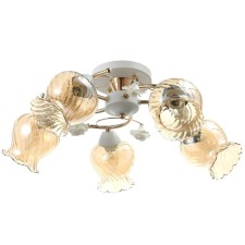 Molla chandelier 5he27 40W white-gold 56x56x25 cm Bayerlux