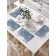 A set of napkins for setting the Snow Deer table, rectangular, size 32x46 cm, 4 pcs