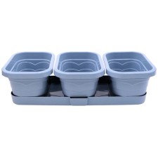 Flower stand, Valencia, 3 pots, 1.1 liters