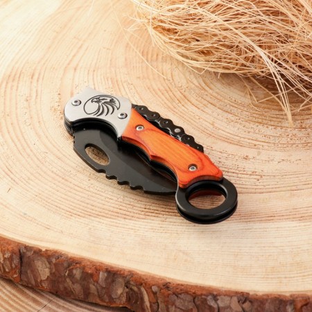 Folding Knife "Phoenix" 16cm, blade 60mm/2mm, with a ring-2