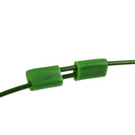 Кустодержатель, d = 18 см, h = 30 см, 2 кольца, металл, зелёный, Greengo-1