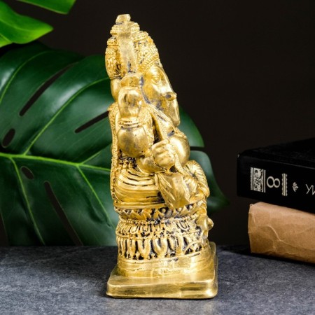 Figure "Ganesha" gold, 20x12x8cm-1