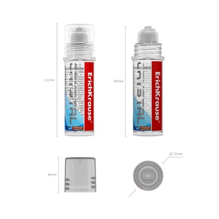 Chancellery Erichkrause, 30 ml, with a plastic applicator, is suitable for paper, cardboard and fabric, frost -resistant-3
