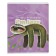 Notebook of 48 sheets in the Caribbean Lanvers cage, covered cardboard, matte lamination Soft Touch, mix