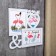 Photo frame plastic in 3 photos 11x11, 13x18 cm "Birds on a branch" white 29x29 cm