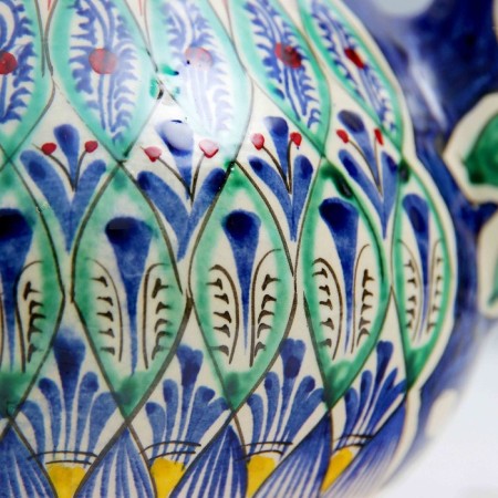 Rishtan ceramics "Patterns", 1600 ml, blue mix-6