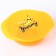 Banana yummy feeding plate, with lid, yellow color