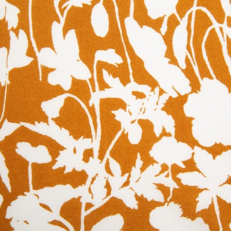 Textile scarf, mustard color, size 70x70-2