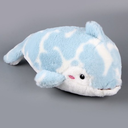 Dolphin soft toy, 32 cm, blue color-3