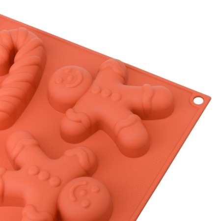 Form for cooking cookies, silicone, 33.6x18x2.4 cm-3