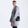 Male bag, black color