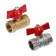 Ball crane "STM" Optima, internal/internal thread 1/2, butterfly