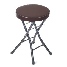 Folding stool on 4 supports TBSK1/3, brown