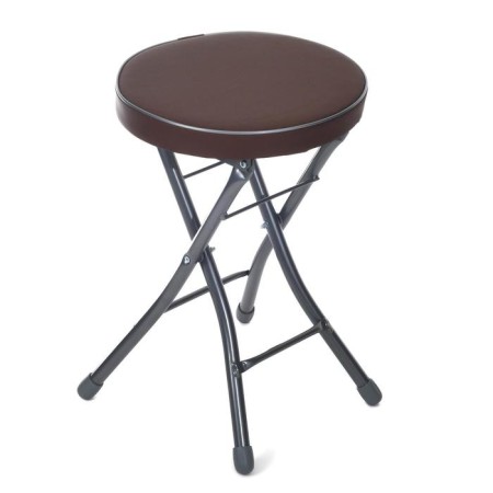 Folding stool on 4 supports TBSK1/3, brown