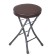 Folding stool on 4 supports TBSK1/3, brown