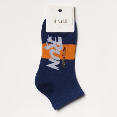 Socks shortened children's minku Blue color, river 35-38 (23-26 cm)-2