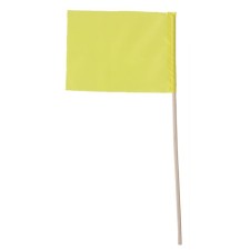 Flag, length 40 cm, 15x20, yellow color