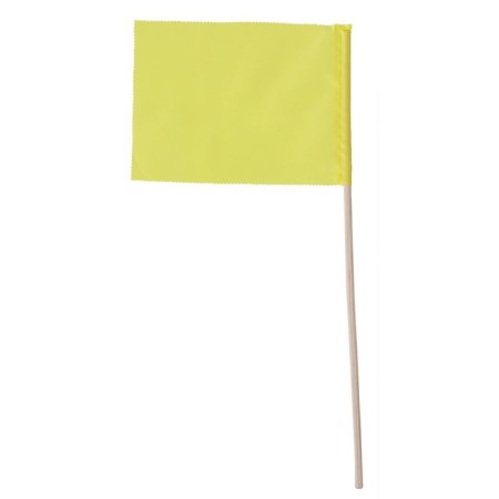 Flag, length 40 cm, 15x20, yellow color