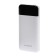 Maimi Mi3 external battery, 10,000 mAh, 2 USB, microUSB, type-C, display, 2.1 A, white